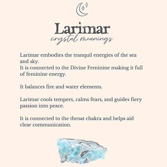 SOLID Sterling Silver Petite Larimar Pendant Necklace - Picture 6 of 6